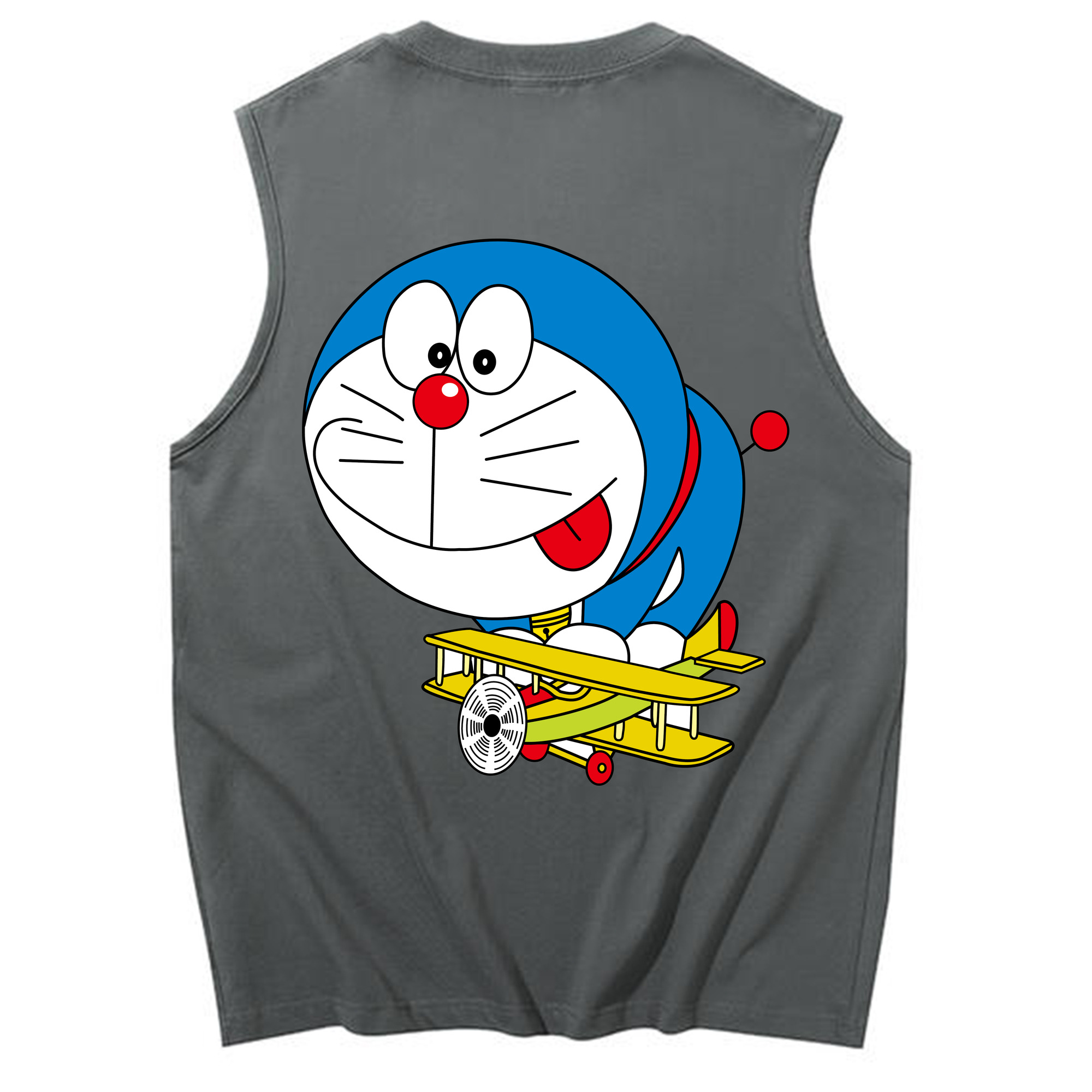 （画像用） ドラえもん Doraemon コットン100％タンクトップ（背面プリント）